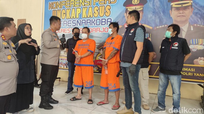 Dua kurir sabu di Sidoarjo diangkap