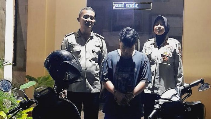 Hefi, pelaku begal payudara siswi SMA di Jombang ditangkap