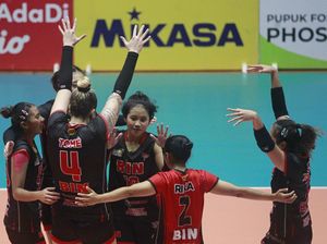 Proliga 2023: Jakarta BIN Taklukkan Bandung Bank Bjb