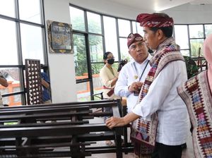 Jokowi Apresiasi Pelestarian Tenun dan Jegog Jembrana