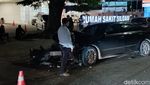 Penampakan Mobil DPRD Jambi yang Bawa Wanita Bugil Usai Kecelakaan