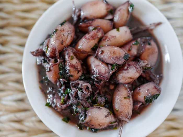 Resep Cumi Ungkep Bawang Putih dan jahe