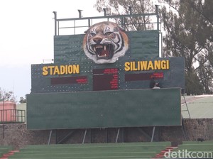 Stadion Siliwangi Bersolek Jelang Jadi Kandang Persib Lagi