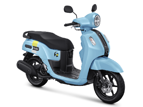 Yamaha Fazzio Hybrid-Connected hybrid 2023 kini punya warna baru