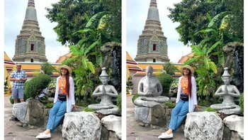 Cara James menghilangkan objek mengganggu di foto. Foto: Instagram/James Fridman