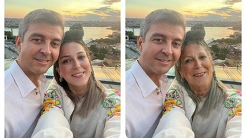 Ketika pacar terlihat lebih tua, maka hasilnya dibuat begini... Foto: Instagram/James Fridman