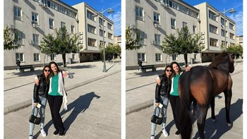 Minta James mengedit bagian tangan agar lebih sempurna dan hasilnya....Foto: Instagram/James Fridman