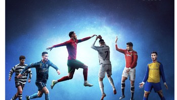 Perjalanan karir CR7 lewat selebrasi khasnya. Foto: Twiiter