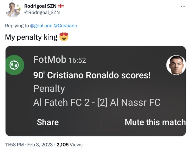 Gol debut Cristiano Ronaldo di Al Nassr