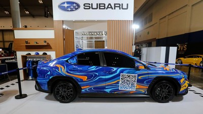 Keren Banget! All New Subaru WRX Berbalut Stiker Kamuflase