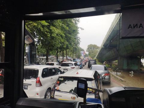 Kondisi JIS jelang konser Dewa 19 malam ini (Brigitta/detikcom)