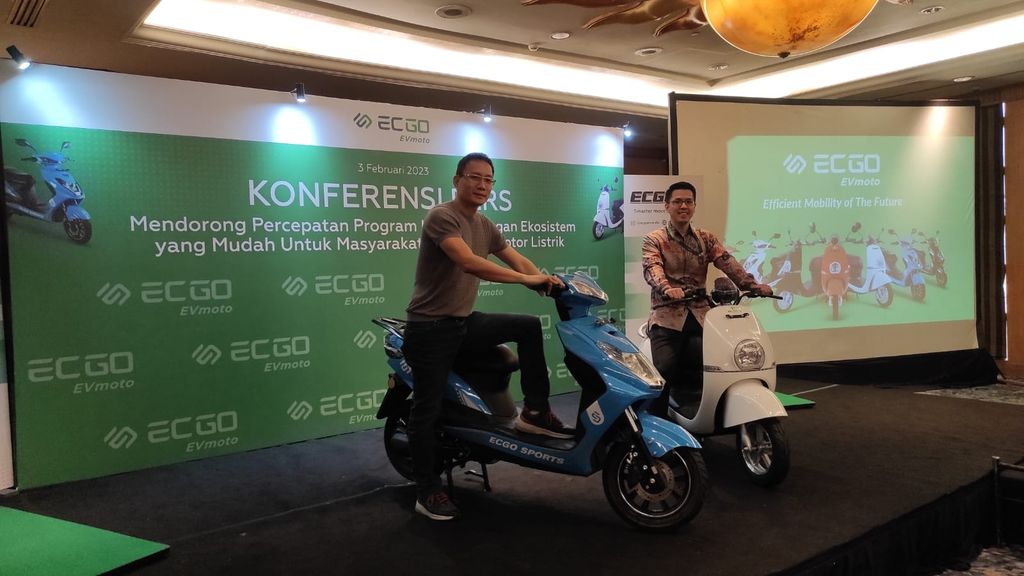 Motor listrik Ecgo.