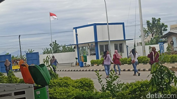 Pabrik PT SAI di Kecamatan Godong, Kabupaten Grobogan, Jawa Tengah, Sabtu (4/2/2023).