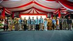 Kompak Kapolri-Panglima TNI di Pagelaran Wayang Kulit Wahyu Makutharama