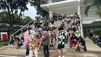 Konser akan dimulai pukul 18.30 WIB. Foto: (Septiana Ledysia/detikcom)