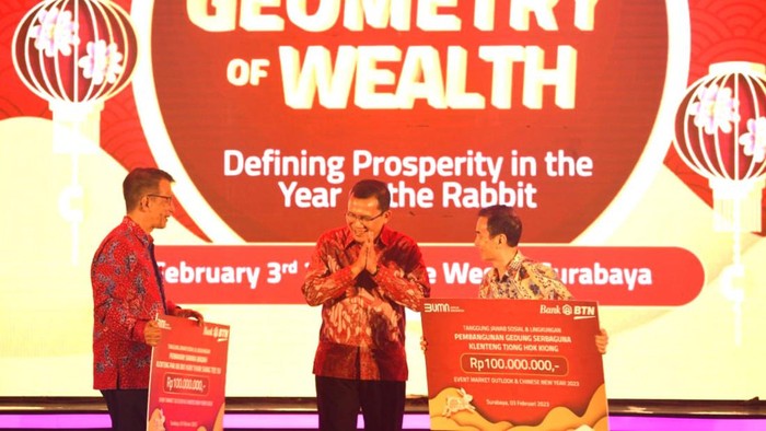 Nasabah Bank BTN Prioritas merayakan Imlek 2023 bersama sambil berdiskusi Market Outlook & Chinese New Year 2023 mengusung tema 