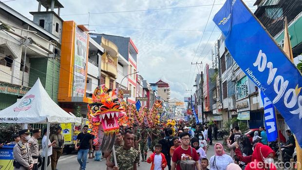 Jappa Jokka Cap Go Meh 2023 di Makassar berlangsung Meriah