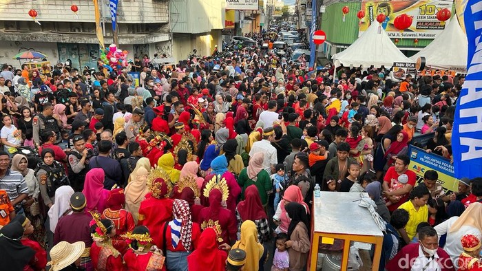 Jappa Jokka Cap Go Meh 2023 di Makassar berlangsung Meriah