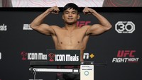 Jeka Saragih merupakan petarung asal Simalungun, Sumatera Utara. Jeka lahir pada 1 Januari 1995, kini usianya 28 tahun (Jeff Bottari/Zuffa LLC via Getty Images)