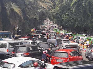 Jelang Perayaan Bogor Street Festival Cap Go Meh, Lalin Macet Parah