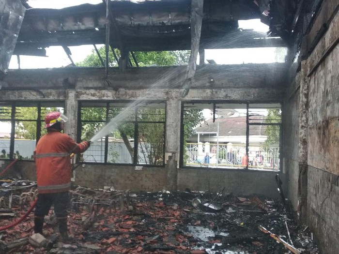 Kebakaran TK di Sidoarjo