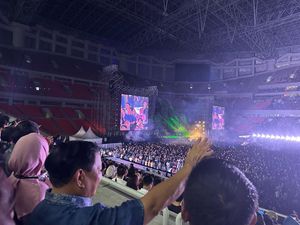 Prabowo Usai Konser Dewa 19: Bahagia Lihat Indonesia Kembali Normal