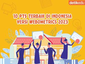 Infografis: 10 PTS Terbaik di Indonesia Versi Webometrics 2023