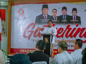 HUT ke-15, Gerindra Jatim Sebar Bendera-Gelorakan Prabowo Presiden 2024