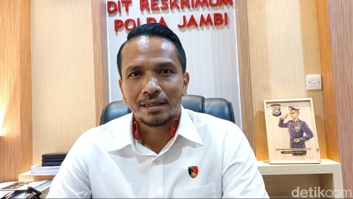 Dirreskrimum Polda Jambi, Kombes Andri Ananta Yudhistira. (Dimas Sanjaya/detikSumut)
