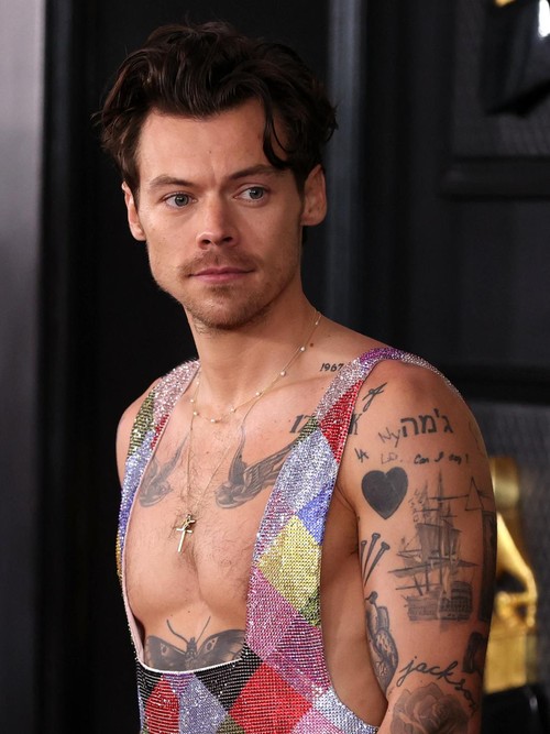 Harry Styles attends the 65th Annual Grammy Awards in Los Angeles, California, U.S., February 5, 2023. REUTERS/David Swanson