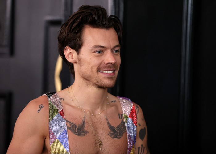 Harry Styles Harry Styles attends the 65th Annual Grammy Awards in Los Angeles, California, U.S., February 5, 2023. REUTERS/David Swanson