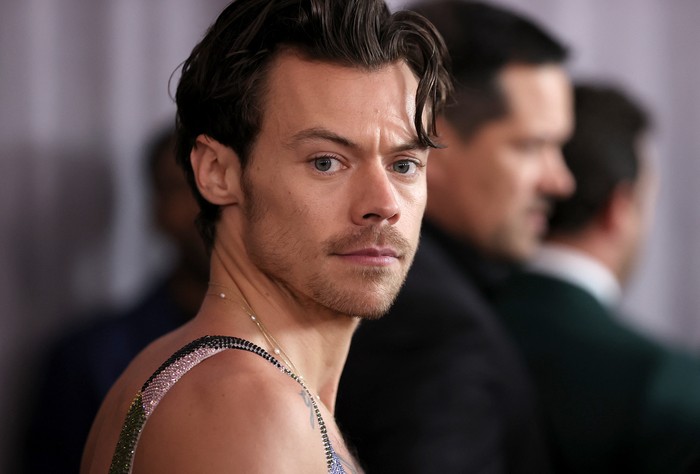 Harry Styles attends the 65th Annual Grammy Awards in Los Angeles, California, U.S., February 5, 2023. REUTERS/David Swanson