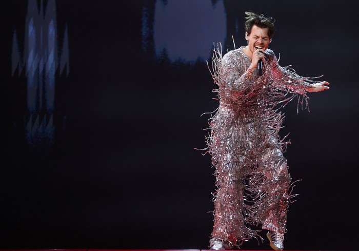 Harry Styles Harry Styles performs during the 65th Annual Grammy Awards in Los Angeles, California, U.S., February 5, 2023. REUTERS/Mario Anzuoni