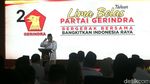 HUT ke-15 Gerindra, Teriakan Prabowo Presiden Menggema
