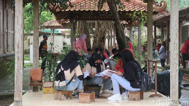 Kampung Batik Giriloyo Imogiri Bantul. Foto diambil Senin (6/2/2023).