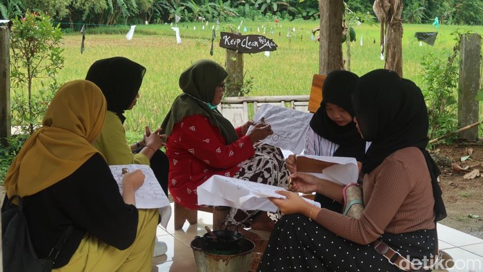 Kampung Batik Giriloyo Imogiri Bantul. Foto diambil Senin (6/2/2023).