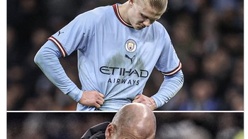 Kekalahan pada musim ini lebih banyak dari musim lalu saat Manchester biru jadi juara Liga Inggris. Foto: Twitter