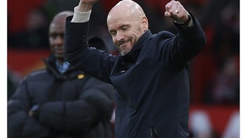 Adapun kekalahan Arsenal dan Man City jadi kabar baik bagi Man United yang secara perlahan jadi ancaman untuk turut memburu trofi Liga Inggris. Foto: Twitter