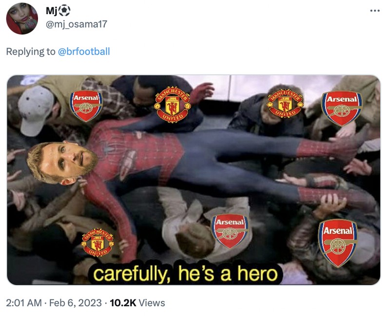 Persaingan Liga Inggris pekan kemarin berlangsung seru. Kekalahan Man City jadi syukur Arsenal dan Man United dan meme-nya berterbaran di lini masa.