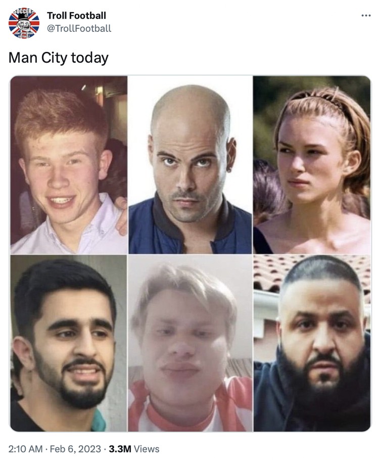 Liga Inggris Persaingan Liga Inggris pekan kemarin berlangsung seru. Kekalahan Man City jadi syukur Arsenal dan Man United dan meme-nya berterbaran di lini masa.