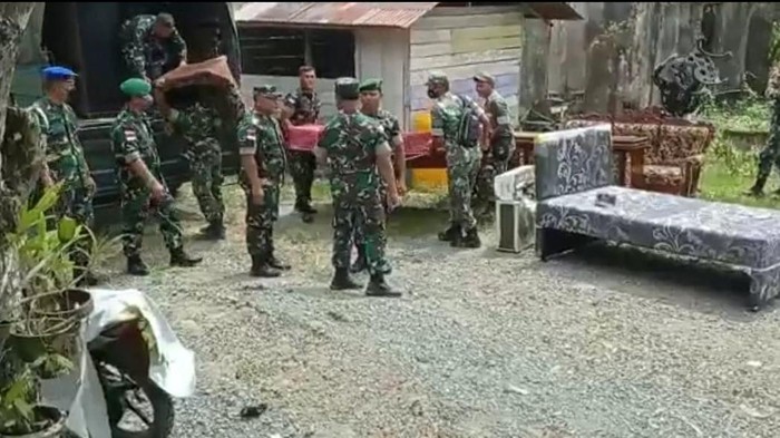 Lokasi lahan yang menjadi sengekta yang digusur TNI di Bulungan, Kaltara.