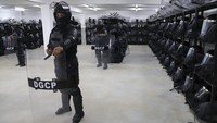 Penjara itu nantinya akan dijaga oleh 600 tentara dan 250 polisi sepanjang siang dan malam. AP/Salvador Melendez  