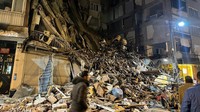 Seperti dilansir CNN, Senin (6/2/2023), informasi dari Survei Geologi Amerika Serikat (USGS) melaporkan gempa berkekuatan M 7,8 itu berpusat di kedalaman 24,1 kilometer dari permukaan Bumi. (Volkan Kasik/Anadolu Agency via Getty Images)  
