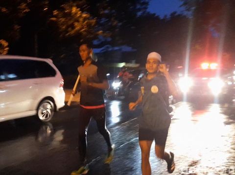 Nahdliyin yang lari 100 km dari Bojonegoro ke Sidoarjo pada 1 Abad NU