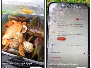 Duh! Driver Ojol Kena Orderan Fiktif Seafood  Rp 350.000