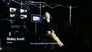 Semua rekaman dalam film pendek sutradara kenamaan Ridley Scott  berjudul Behold difilmkan dengan Galaxy S23 Ultra Foto: Samsung