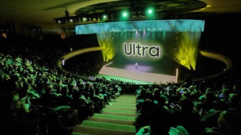 Banyak pengunjung menghadiri Galaxy Unpacked 2023, yang berlangsung di San Francisco di Masonic Auditorium. Foto: Samsung