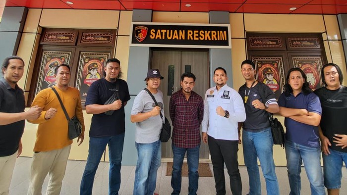 Penikam kurir paket di Banyuasin ditangkap polisi. (Foto: Istimewa)