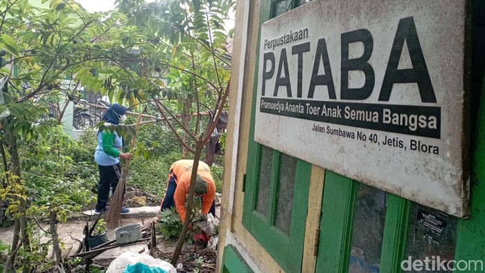 Peringatan hari ulang tahun ke-98 Pramoedya Ananta Toer, Blora, Senin (6/2/2023).