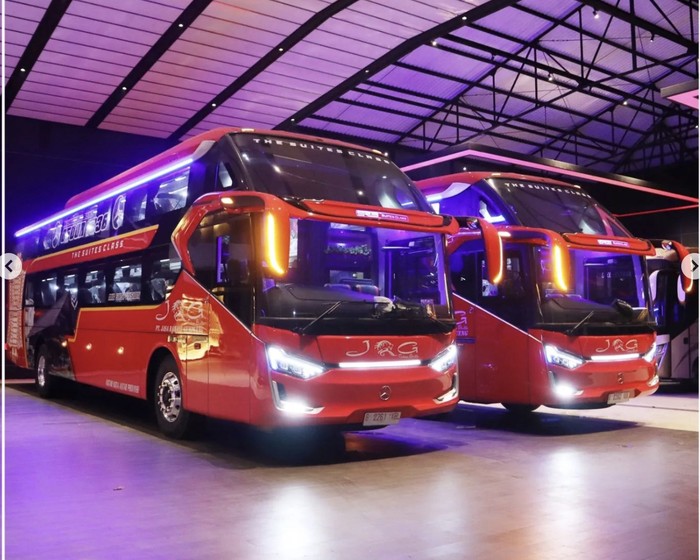 PO JRG rilis sleeper bus baru pakai bodi Laksana dan sasis Mercedes-Benz